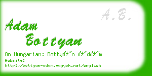 adam bottyan business card